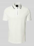 Poloshirt met korte ritssluiting