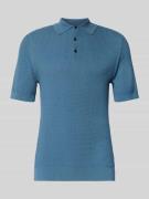 Slim fit poloshirt met knoopsluiting