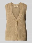 Gilet met V-hals, model 'Kirby'