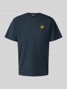 T-shirt met motiefstitching, model 'TOURNESOL'
