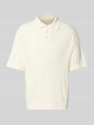 Poloshirt met ribboorden, model 'ASTERN'