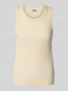 Tanktop in riblook, model 'OLINA'