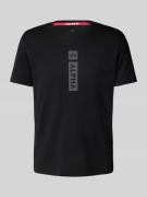 T-shirt met labelprint