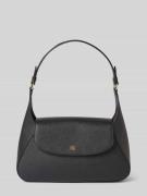 Leren handtas met labelapplicatie, model 'SCHYLAR'