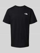 T-shirt met labelprint