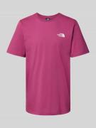 T-shirt met labelprint