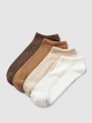Sneakersokken met stretch in een set van 4 stuks
