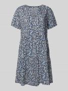 Loose fit vrijetijdsjurk van pure viscose, model 'ZALLY LIFE'