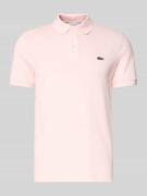 Slim fit poloshirt van puur katoen
