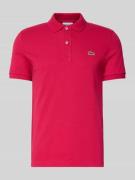 Slim fit poloshirt van puur katoen