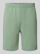 Regular fit sweatshorts van katoenmix
