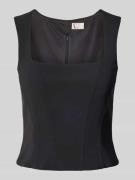 Top met vierkante hals