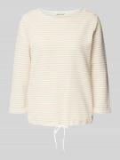 Regular fit 3/4-shirt van katoenmix