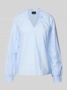 Relaxed fit katoenen blouse met smokdetails