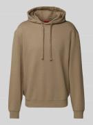 Oversized hoodie met labeldetail, model 'Dapo'