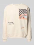Sweatshirt met motiefprint, model 'Cena'