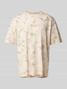 T-shirt met labelprint, model 'MUSCARI'