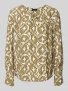 Regular fit blouse met lange mouwen van viscose