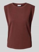 Regular fit T-shirt met kapmouwen