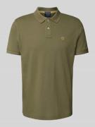 Poloshirt met labelstitching