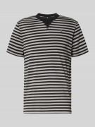 T-shirt met labelstitching, model 'Nifous'