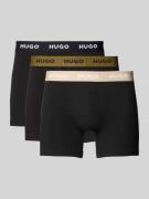 Boxershort met elastische logoband in een set van 3 stuks