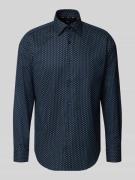 Regular fit zakelijk overhemd van katoenmix