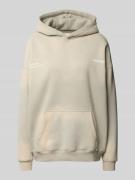 Oversized hoodie met statement- en labelprint