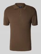 Poloshirt met korte knoopsluiting