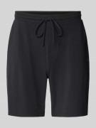 Sweatshorts met elastische band en tunnelkoord