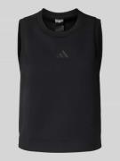 Tanktop met logo en ronde hals