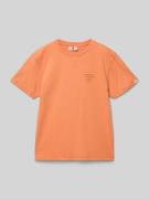 T-shirt met statementprint en ronde hals