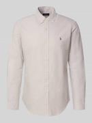 Custom fit vrijetijdsoverhemd met button-downkraag