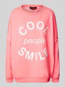 Relaxed fit sweatshirt met statementprint