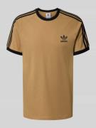 T-shirt met labelstitching en ronde hals