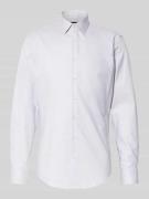Slim fit zakelijk overhemd met knoopsluiting