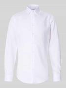 Slim fit zakelijk overhemd met knoopsluiting
