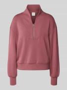 Sweatshirt met opstaande kraag en ritssluiting, model 'davidson'