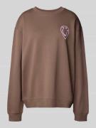 Oversized sweatshirt met ronde hals