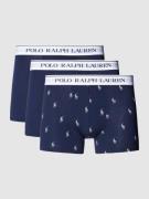 Boxershort met elastische band met logo in een set van 3 stuks