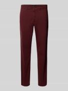 Regular fit chino van katoenmix