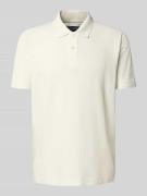 Regular fit poloshirt van katoenmix