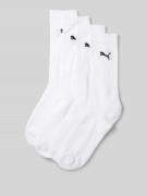 Sokken met labeldetail in een set van 4 paar