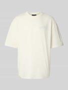 T-shirt met labelprint