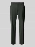 Regular fit pantalon van scheerwolmix