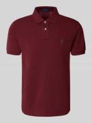 Custom slim fit poloshirt met labelstitching