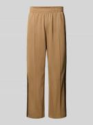Trainingsbroek met lengtenaden en elastische band