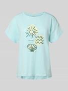 Regular fit T-shirt van puur katoen