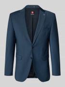 Regular fit 2-knoops colbert met wol