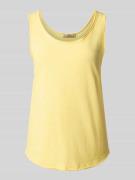 Top met bandjes en ronde hals